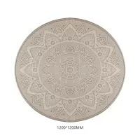 翌嘉YJ40802117 客厅沙发地毯免洗可擦圆形地垫