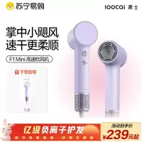 素士吹风机F1 风信紫 小米生态链精选 家用负离子护发便携高速电吹风大功率恒温大风量速干吹风筒女生女友生日节日礼物