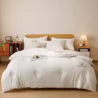 悠梦嘉居 新疆原棉棉花被 原本色 水洗棉面料棉花填充秋冬双人被 200*230cm YB-14232