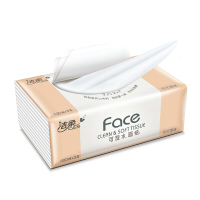 洁柔抽纸 粉Face 柔韧3层120抽*18包 面巾纸 百花香芬 怡人芬芳 整箱