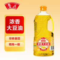 鲁花 食用油 浓香大豆油900ml