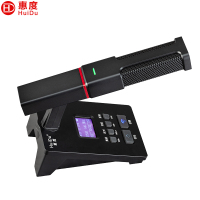 惠度(HuiDu)GLE-450c有线手拉手会议麦克风按键款投票表决同声传译录音数字会议环形方管话筒主席麦