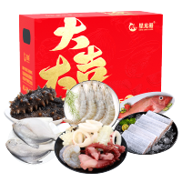 星龙港海鲜组合海鲜大礼包 一帆风顺2400g