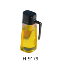 禧天龙(Citylong) H-9179禧佳油壶(黑)家用防漏装油瓶香油酱油醋罐子大容量