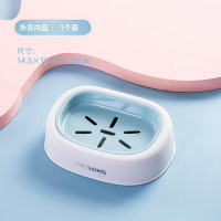 禧天龙(Citylong) H-7011禧果皂盒(雾白)家用双层大号香皂盒学生宿舍肥皂盒