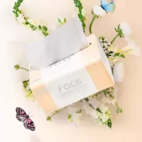 洁柔抽纸面巾纸Face百花香味软抽120抽3层*6包