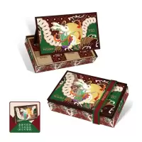 Hibake-中秋月饼礼盒多味月饼组合-月宝守珠蛋黄云腿月饼-520克/盒