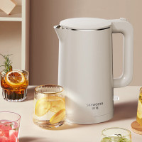 创维/SKYWORTH 304不锈钢 1.7L双层防烫 电热水壶S196