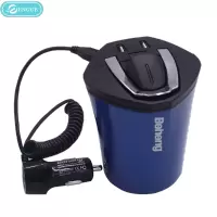 engue恩谷 快速充电双USB口设计透明外壳15W车载充电器 EG-S6