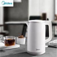 美的(Midea) 电水壶 1.7L 双层防烫 304不锈钢 大容量 AEK1769 1500W