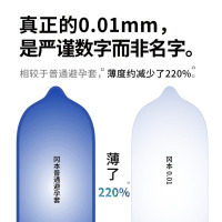 冈本聚氨酯避孕套-0.01 5片装