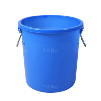 翌嘉YJ4122042 商用家用加厚塑料圆桶 380升蓝色无盖