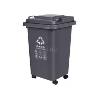 翌嘉YJ4122113 户外分类垃圾桶环卫垃圾桶 30L灰色(其他垃圾)