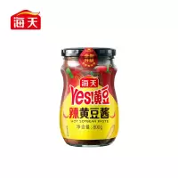 海天 辣黄豆酱 800g 非转基因黄豆