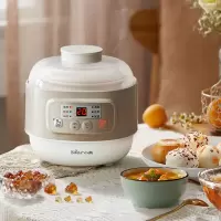 小熊智能单胆微电脑电炖锅隔水炖mini便携私享炖煮神器