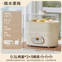 小熊(Bear)电炖锅 电炖盅 炖汤盅电炖锅 煲汤锅炖汤锅 隔水炖 婴儿煮粥锅熬粥燕窝炖盅家用