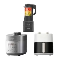 九阳小家电三件套(破壁调理机L18-P171+空气炸锅KL50-V200+电压力锅Y-50H105)