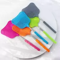 驱蚊驱虫 苍蝇拍 不锈钢杆身可伸缩 pp拍面(单位:1个)