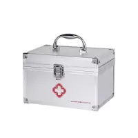 翌嘉YJ4122329 铝合金医药箱家用收纳箱应急医药箱 9寸 216*153*141