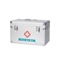 翌嘉YJ4122333 铝合金医药箱家用收纳箱应急医药箱 14寸 355*200*220