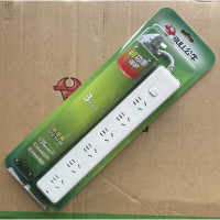 公牛(bull) 107(S)袋装延长线插座 3*1.0,5m,6H