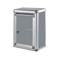 翌嘉YJ4122360 意见箱投诉箱室外铝合金捐款箱 改图改字款 215*95*275