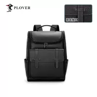 PLOVER香港啄木鸟 韩版商务休闲头层牛皮双肩背包 GDXXB072-A1