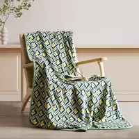 富安娜 双人法兰绒毯\加州阳光