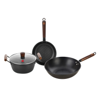 三禾窒化铁锅三件套