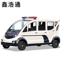 鑫浩通电动四轮巡逻车 6-8座 治安巡查电动纠察车3排 高配款