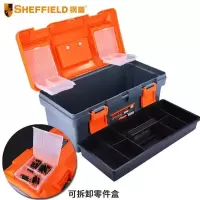 钢盾(SHEFFIELD) S024005 17寸强力塑料工具箱420×220×195mm[家用]
