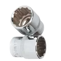 钢盾(SHEFFIELD) S012024 12.5mm系列公制12角标准套筒24mm[家用]