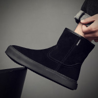 策霸CEBA男士冬季加厚防滑马丁靴165-285透气防水时尚商务休闲靴
