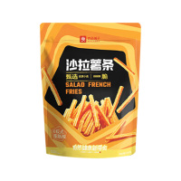 良品铺子休闲零食膨化食品小吃小袋装沙拉薯条(番茄味)140g