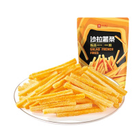 良品铺子休闲零食小吃小袋装膨化食品咸香可口酥脆沙拉薯条140g