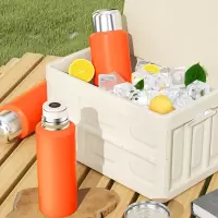 贝洛可 牧马城市焖茶保温杯(橙色)