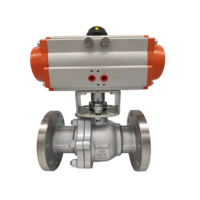 小窝厘 沪工气动球阀VQ641F-16P\DN65