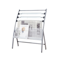 翌嘉YJ4122834 报纸架简易置物办公室报刊架 630*270*800