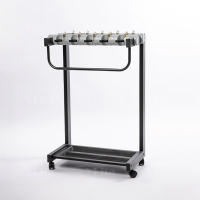 翌嘉YJ4122848 雨伞架大容量伞架商用酒店铁艺含锁雨伞收纳架 10头