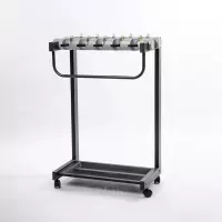 翌嘉YJ4122850 雨伞架大容量伞架商用酒店铁艺含锁雨伞收纳架 加高款10头