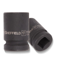 钢盾(SHEFFIELD) S123232 1/2系列六角风动套筒32MM[家用]