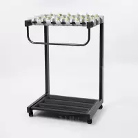 翌嘉YJ4122862 雨伞架大容量伞架商用酒店铁艺含锁雨伞收纳架 加高款18头