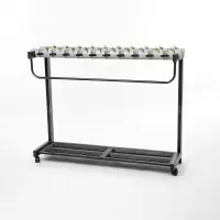 翌嘉YJ4122866 雨伞架大容量伞架商用酒店铁艺含锁雨伞收纳架 20头