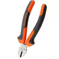 钢盾(SHEFFIELD) S045007 双色柄斜嘴钳7英寸[家用]