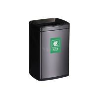 翌嘉YJ4123016 茶水间茶渣桶滤茶桶不锈钢茶水桶茶叶废水桶 黑色 20L 320*265*490