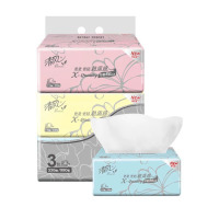 清风 抽取式面巾 3层110抽3包/提 AR33LS1*8提/箱