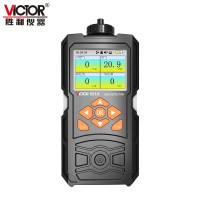 胜利仪器(VICTOR)VC821A 四合一气体检测仪 泵吸式 氧气可燃气有毒一氧化碳硫化氢 VC821A