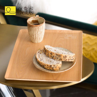 八奈司日式茶具茶盘家用水杯盘长方形酒店餐厅托盘烧烤盘木制托盘
