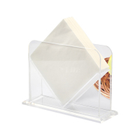 翌嘉YJ4123060 透明亚克力纸巾盒 斜式
