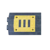 翌嘉YJ5011409 橡塑减速带道路公路汽车停车场限速缓冲橡塑减速带 目字 500*350*50